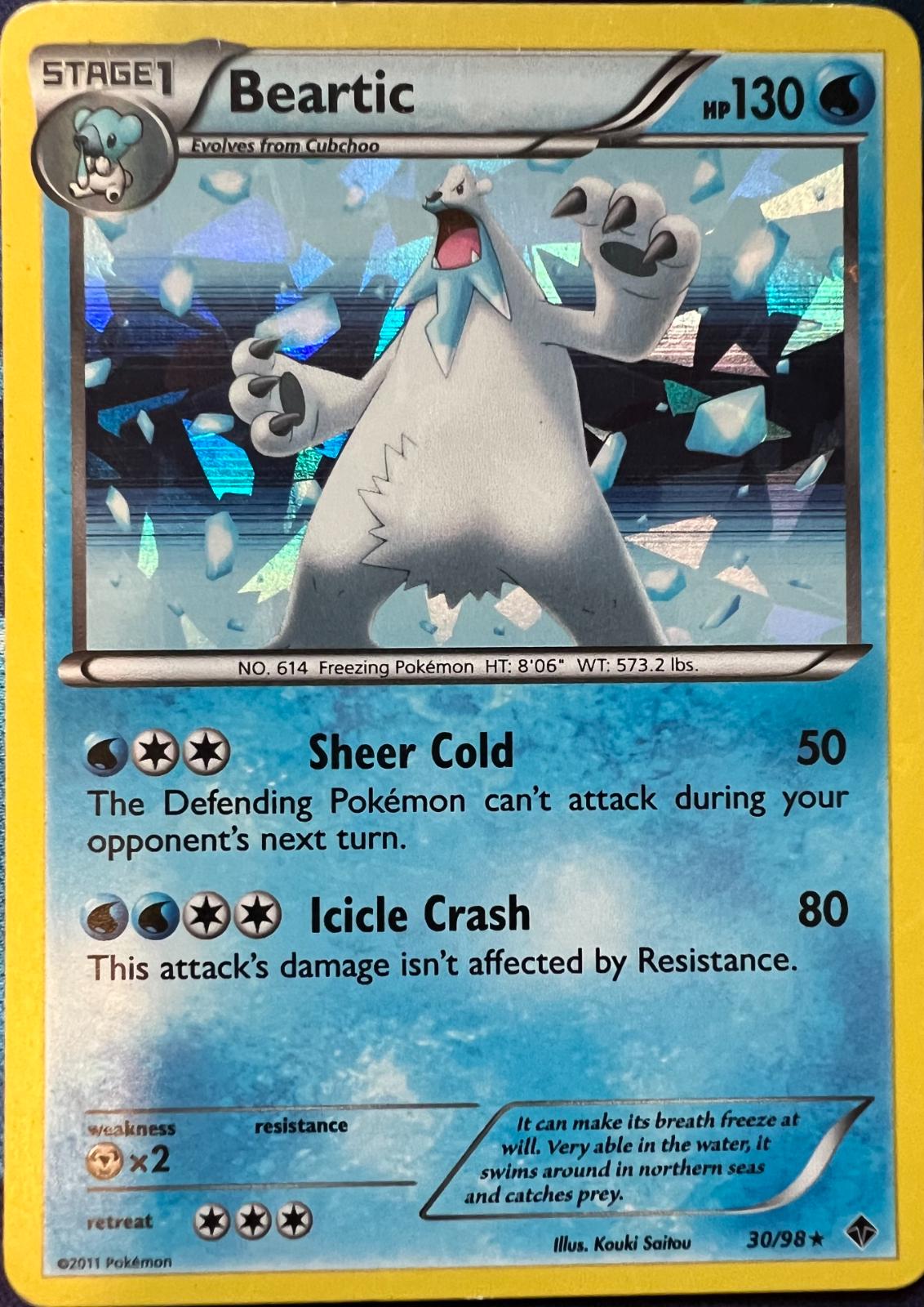 Emerging Powers Beartic [Cracked-Ice] Pokémon card